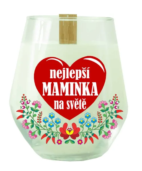 Svíčka ze sójového vosku - nejlepší maminka na světě