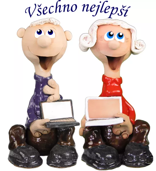 Velká figurka - s počítačem